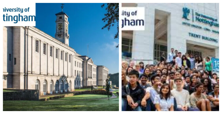 University of Nottingham Developing Solutions Scholarship UK