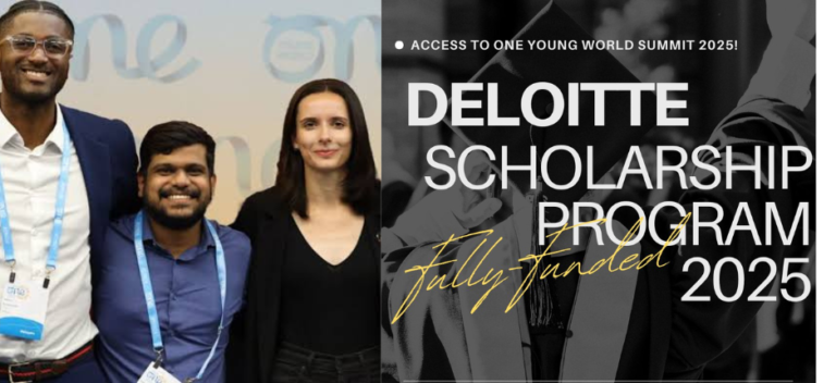 Deloitte One Young World Scholarship Germany, Fully Funded