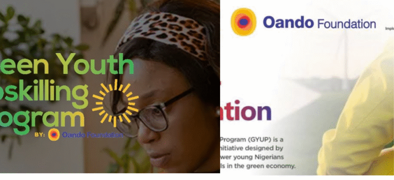 Oando Foundation Green Youth Upskilling Program 2025