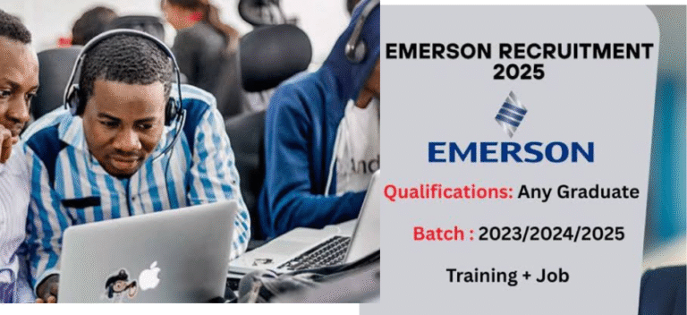 Emerson Graduate Trainee Program 2025-Apply
